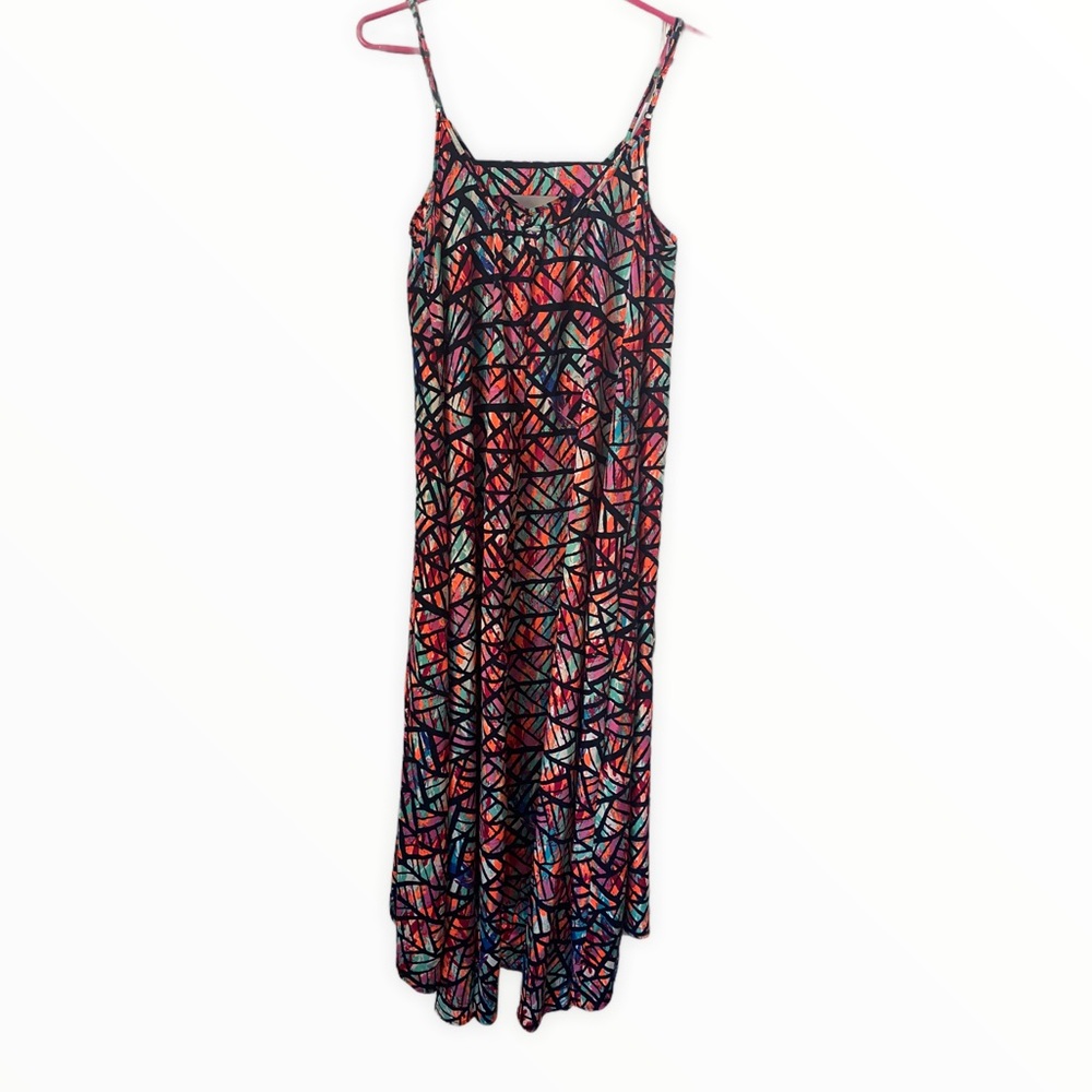Pink Stitch maxi dress
